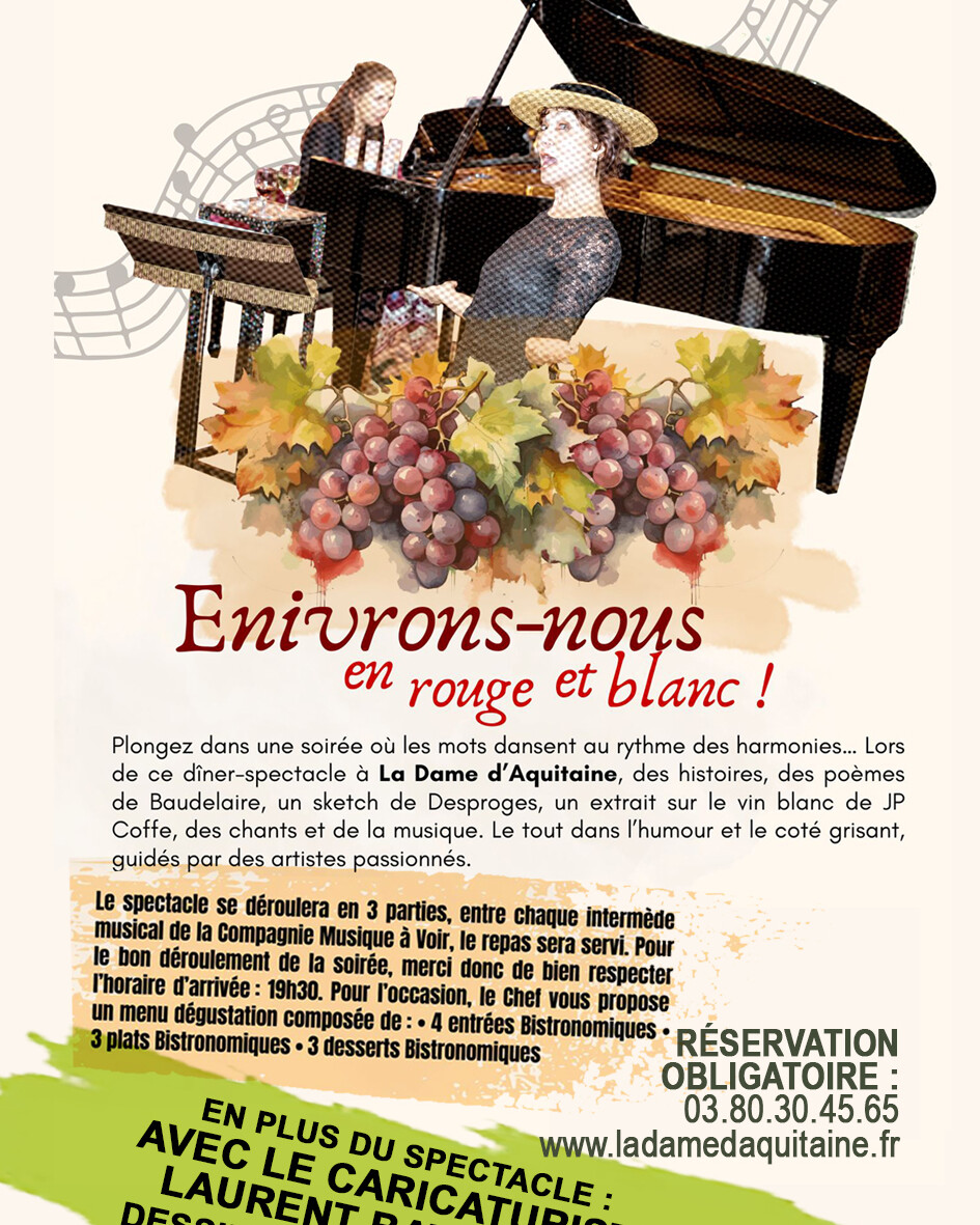 enivrons nous fly la dame d aquitaine 23 octobre soiree site